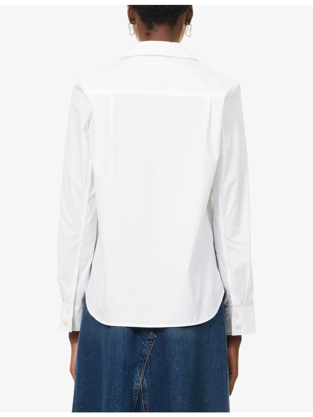 The Low Collar Cotton Shirt - 4
