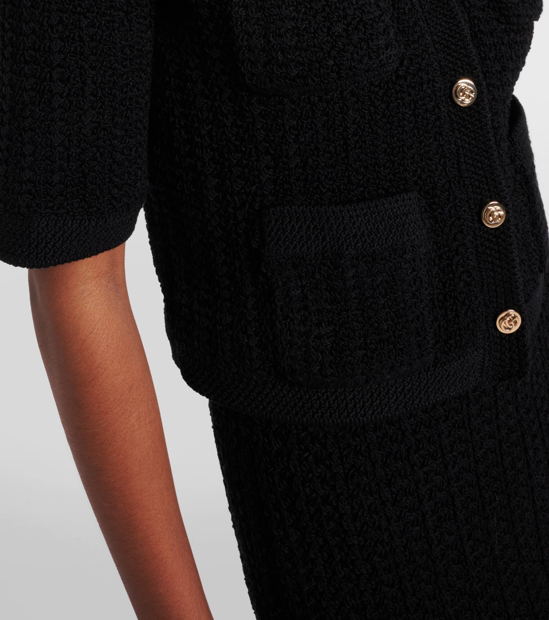 Cropped cotton-blend cardigan - 5