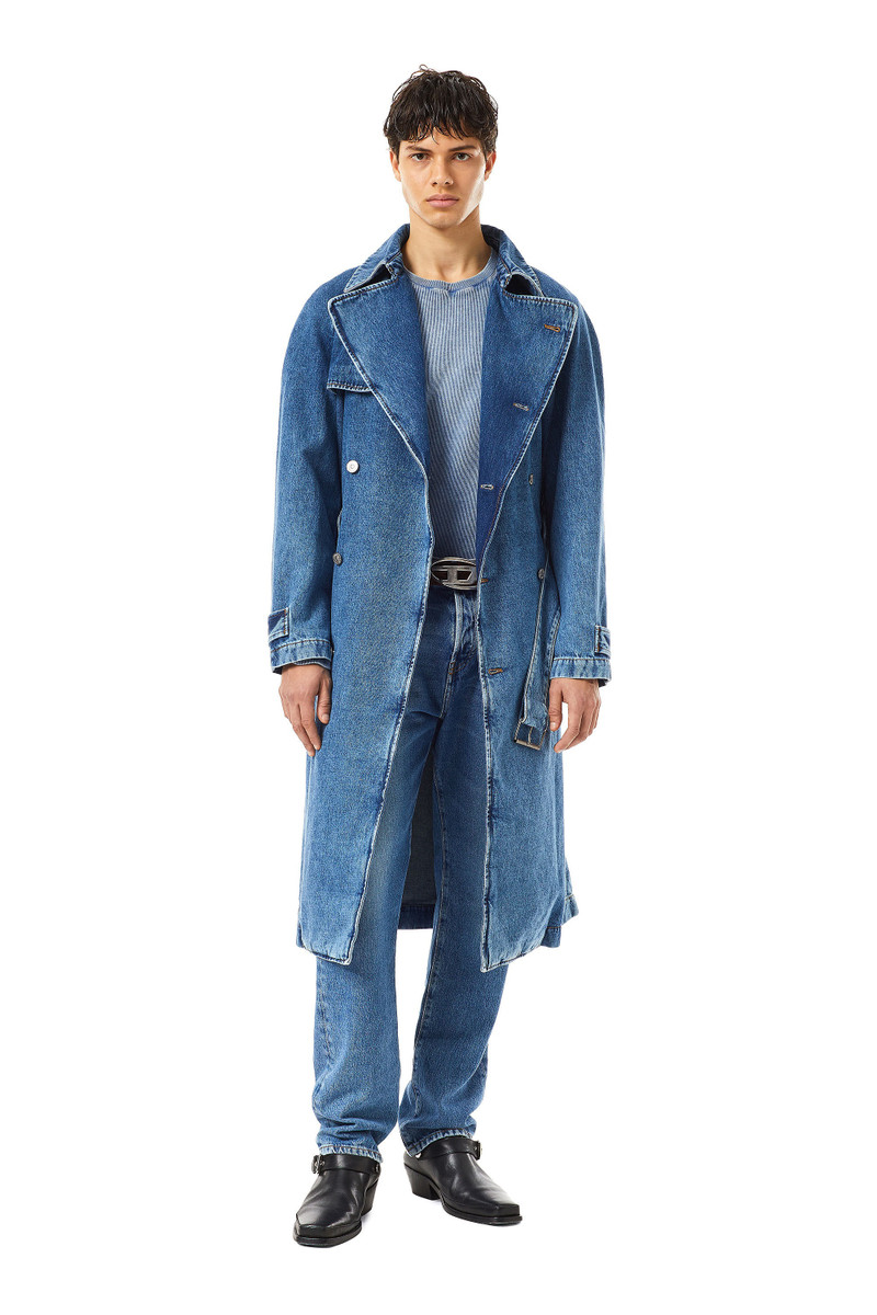 Diesel D-DELIRIOUS DOUBLE BREASTED TRENCH COAT outlook
