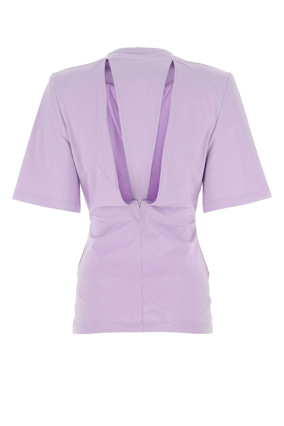The Attico Women Lilac Cotton Top - 2