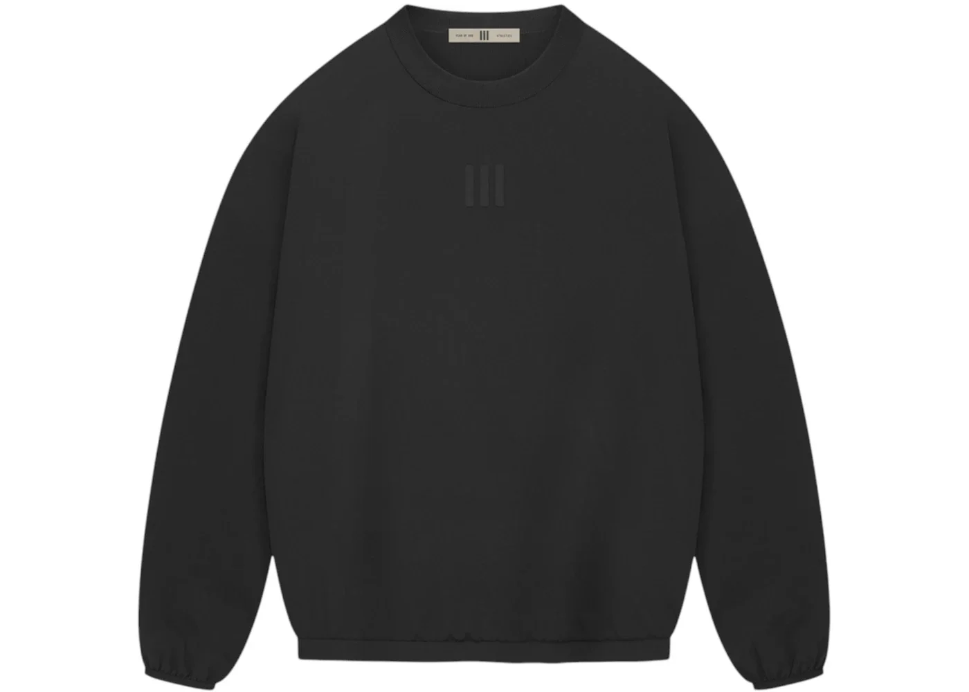 adidas x Fear of God Athletics Crew Neck Sweatshirt Black - 1