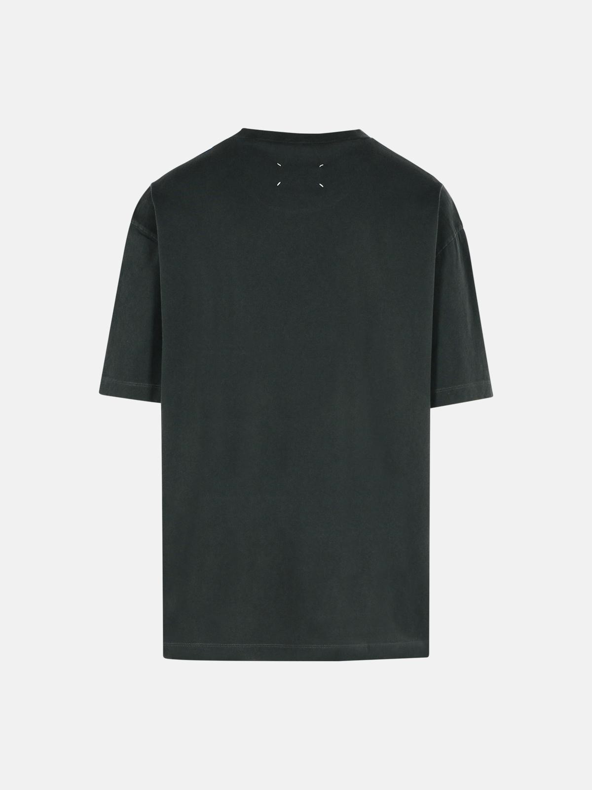 BLACK COTTON T-SHIRT - 3