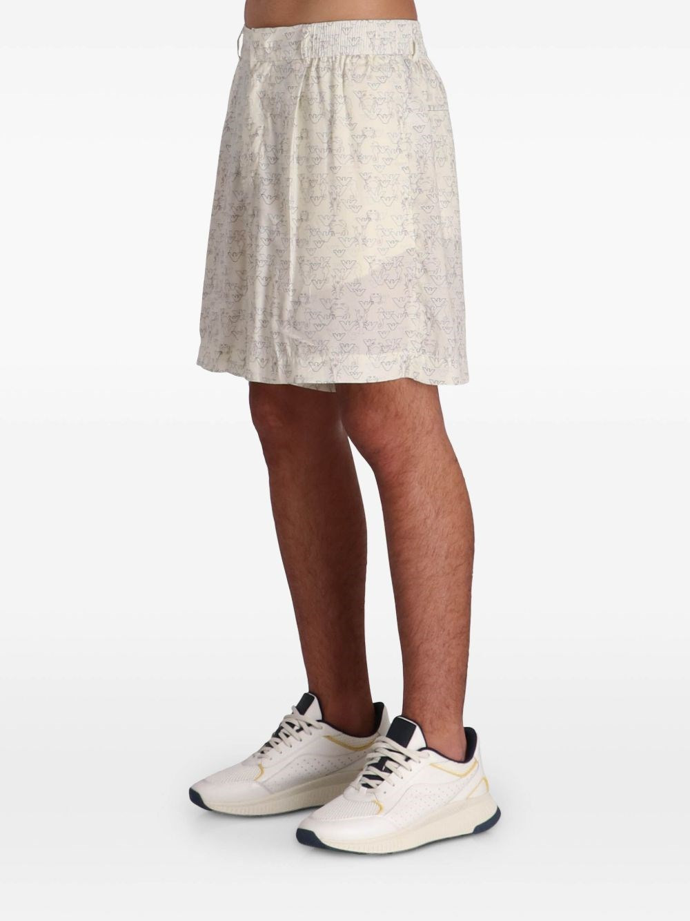 Allover logo bermuda shorts - 3