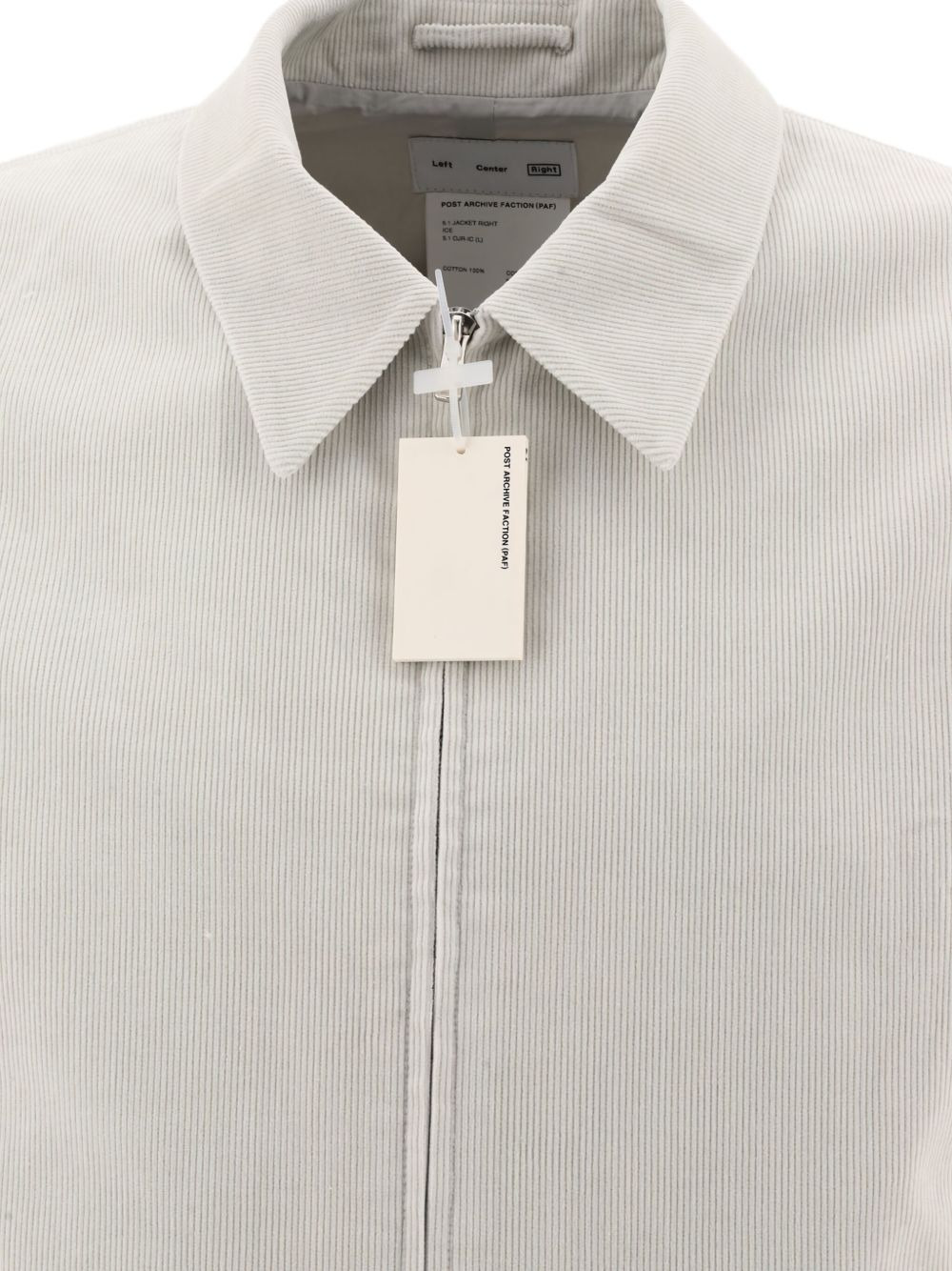 corduroy zip-front shirt jacket - 4
