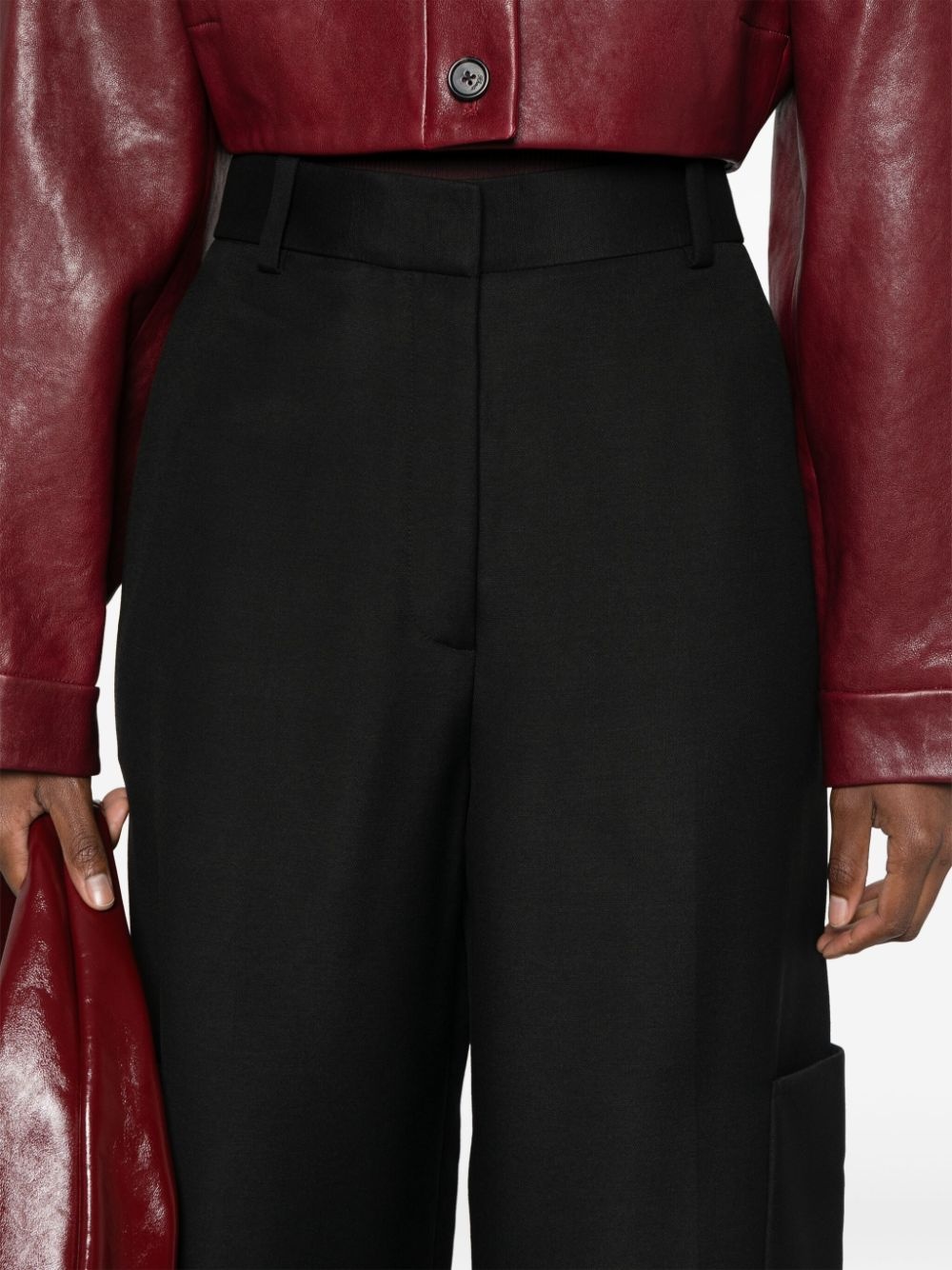 straight-leg cargo trousers - 5