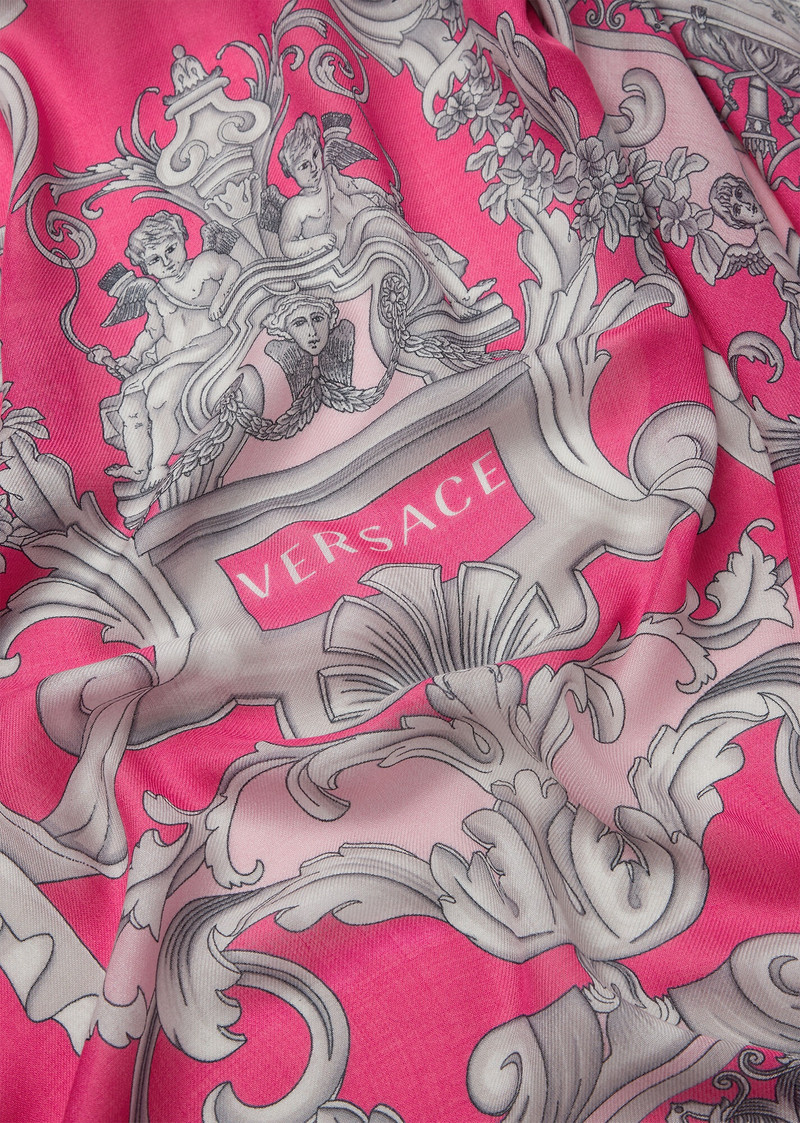 VERSACE Silver Baroque Scarf outlook