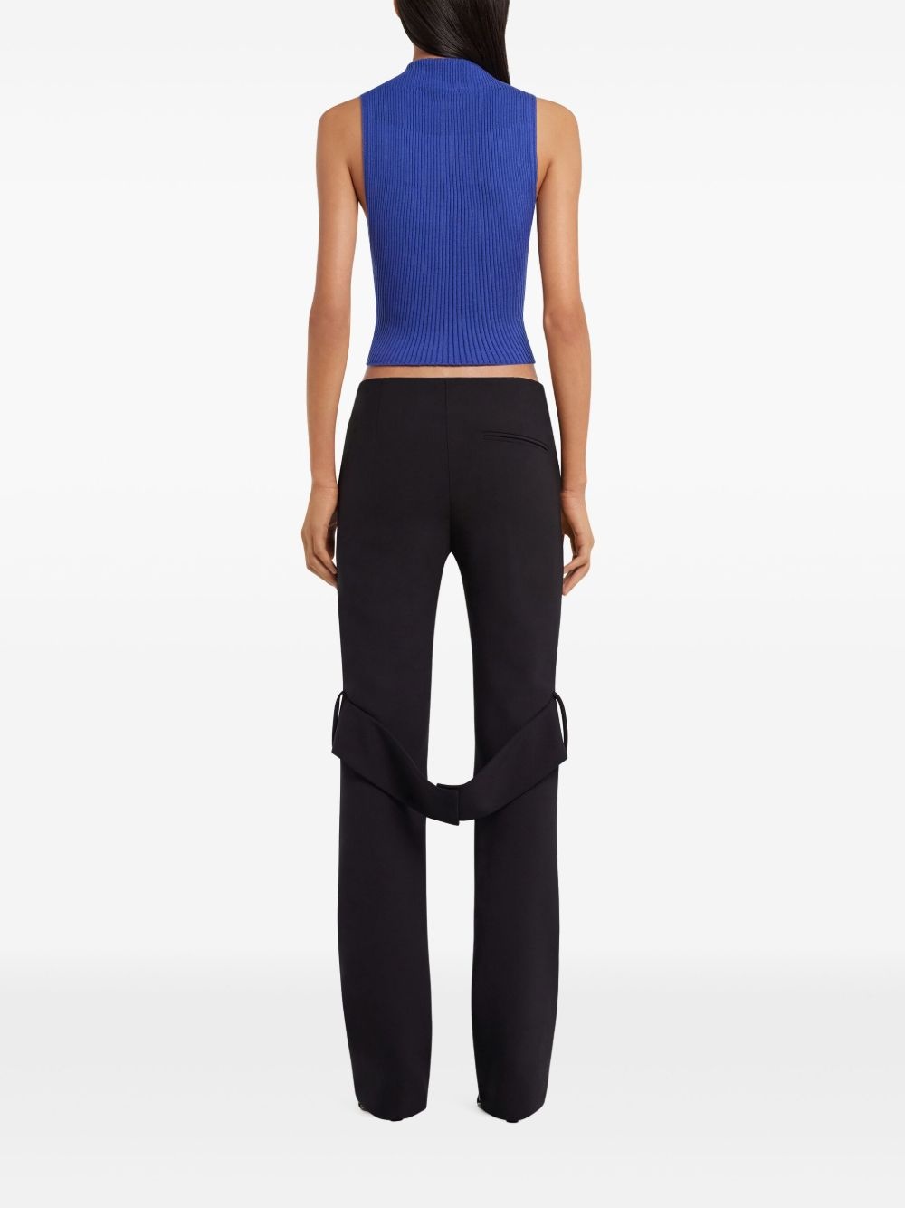 mock-neck tank top - 4