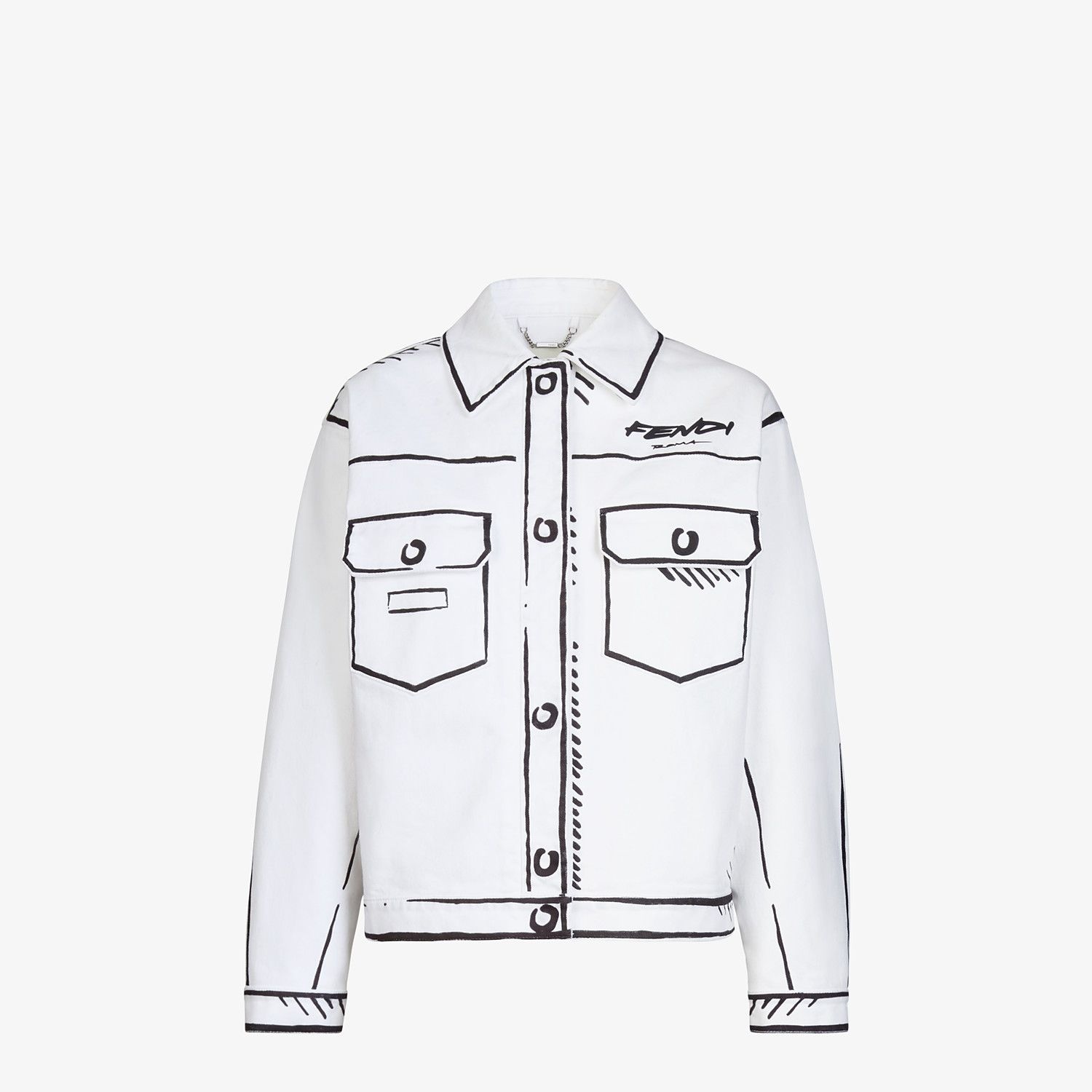 Fendi Roma Joshua Vides denim jacket - 1