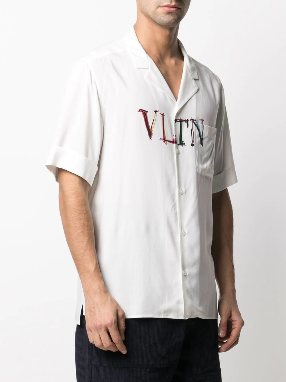 logo-print short-sleeve shirt - 3