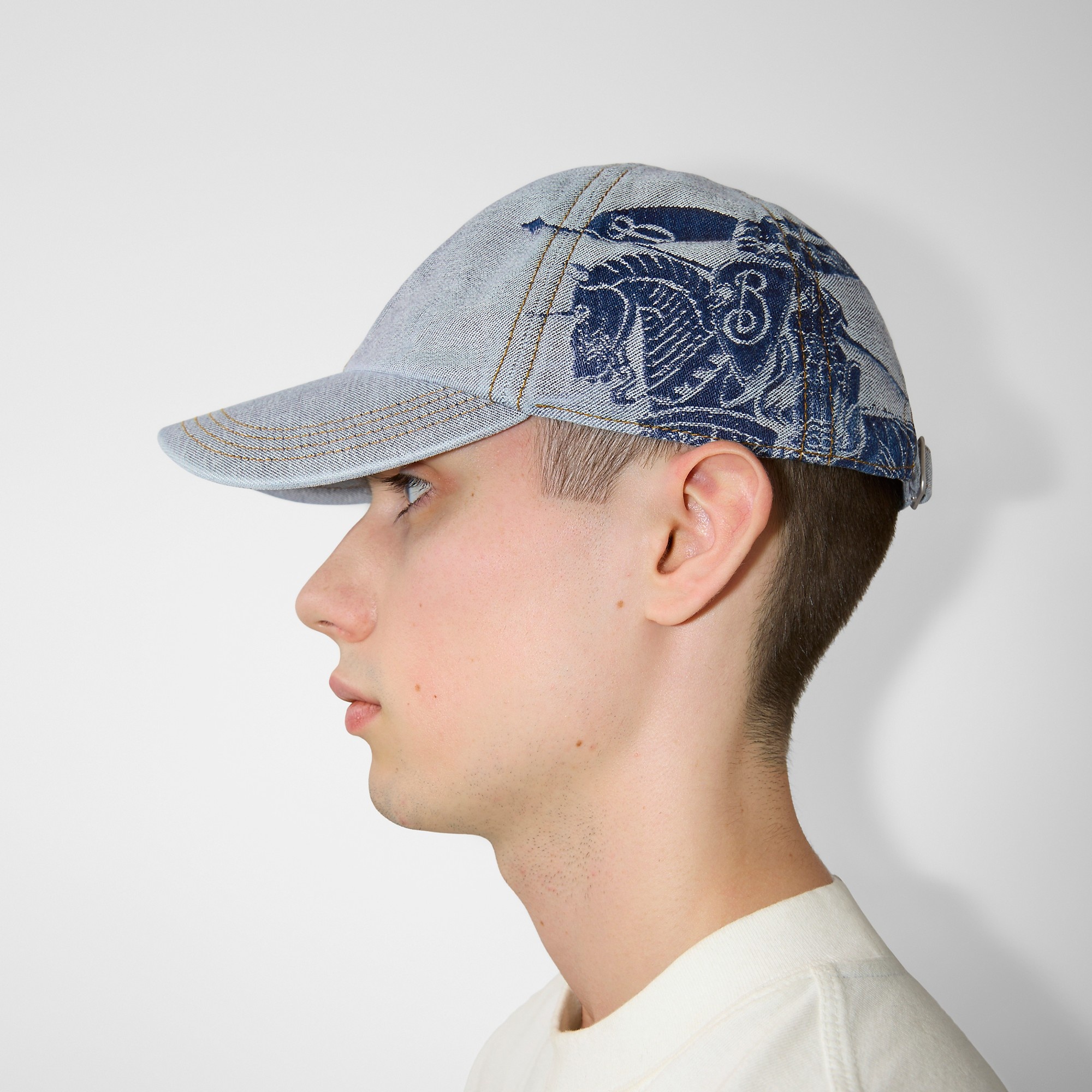 Denim Baseball Cap - 5