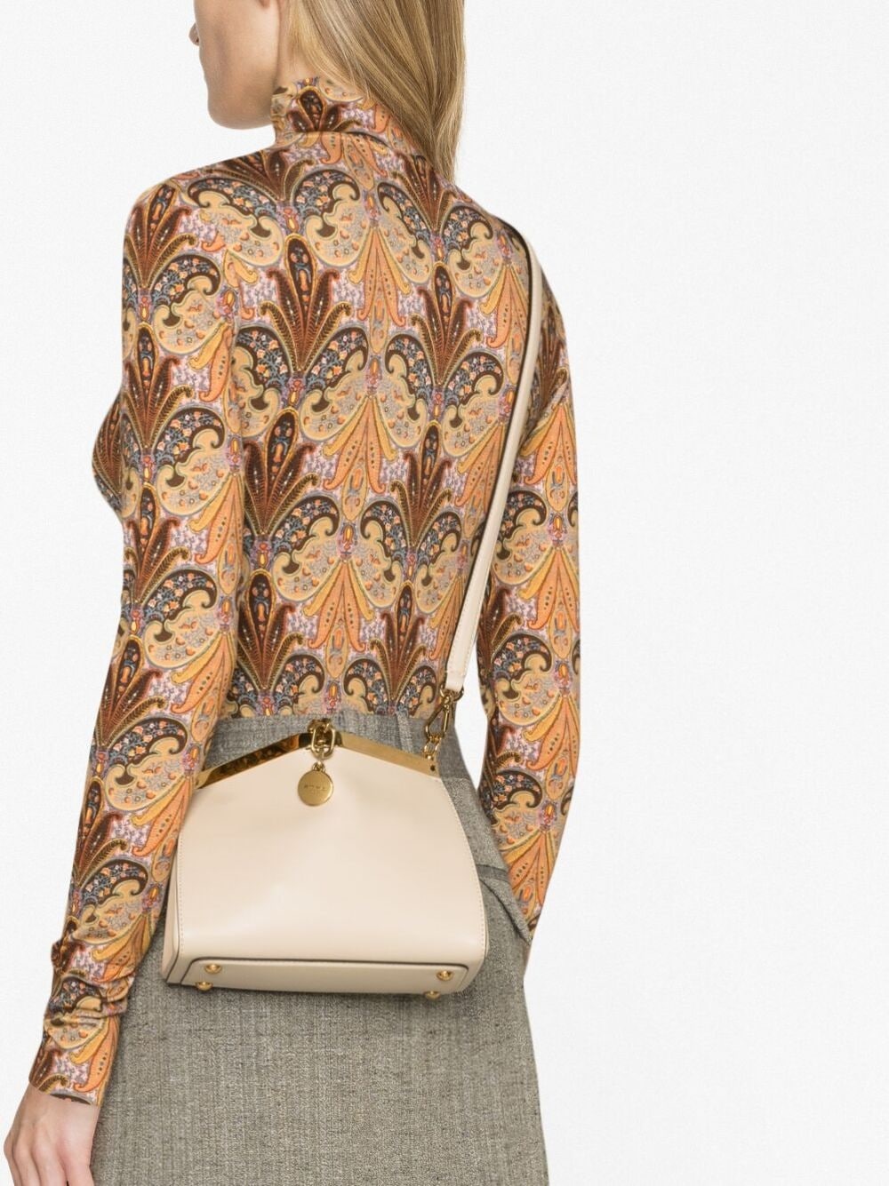 Vela leather shoulder bag - 3