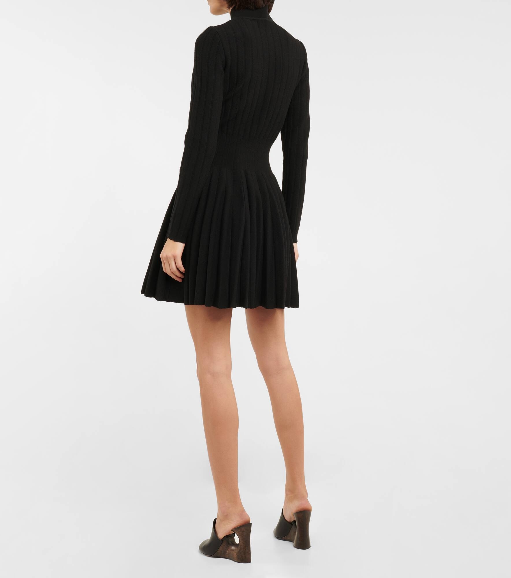 Wool-blend minidress - 3