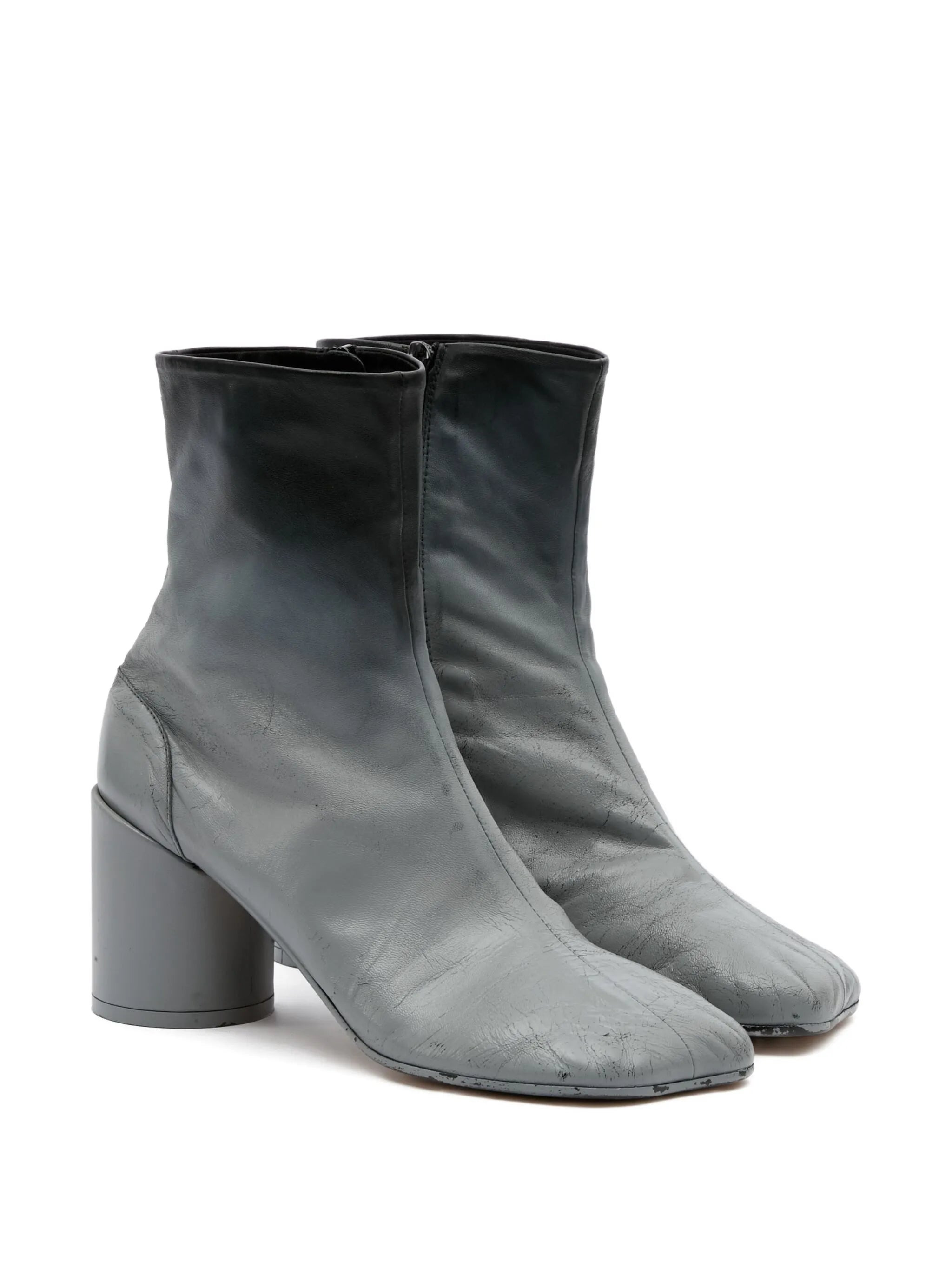 Mm6 Maison Margiela Leather Ankle Boots - 5