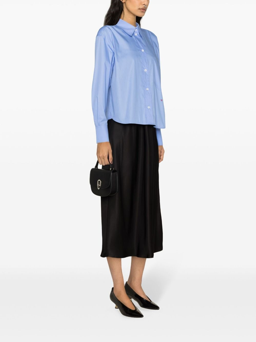 Cotton cropped shirt - 4