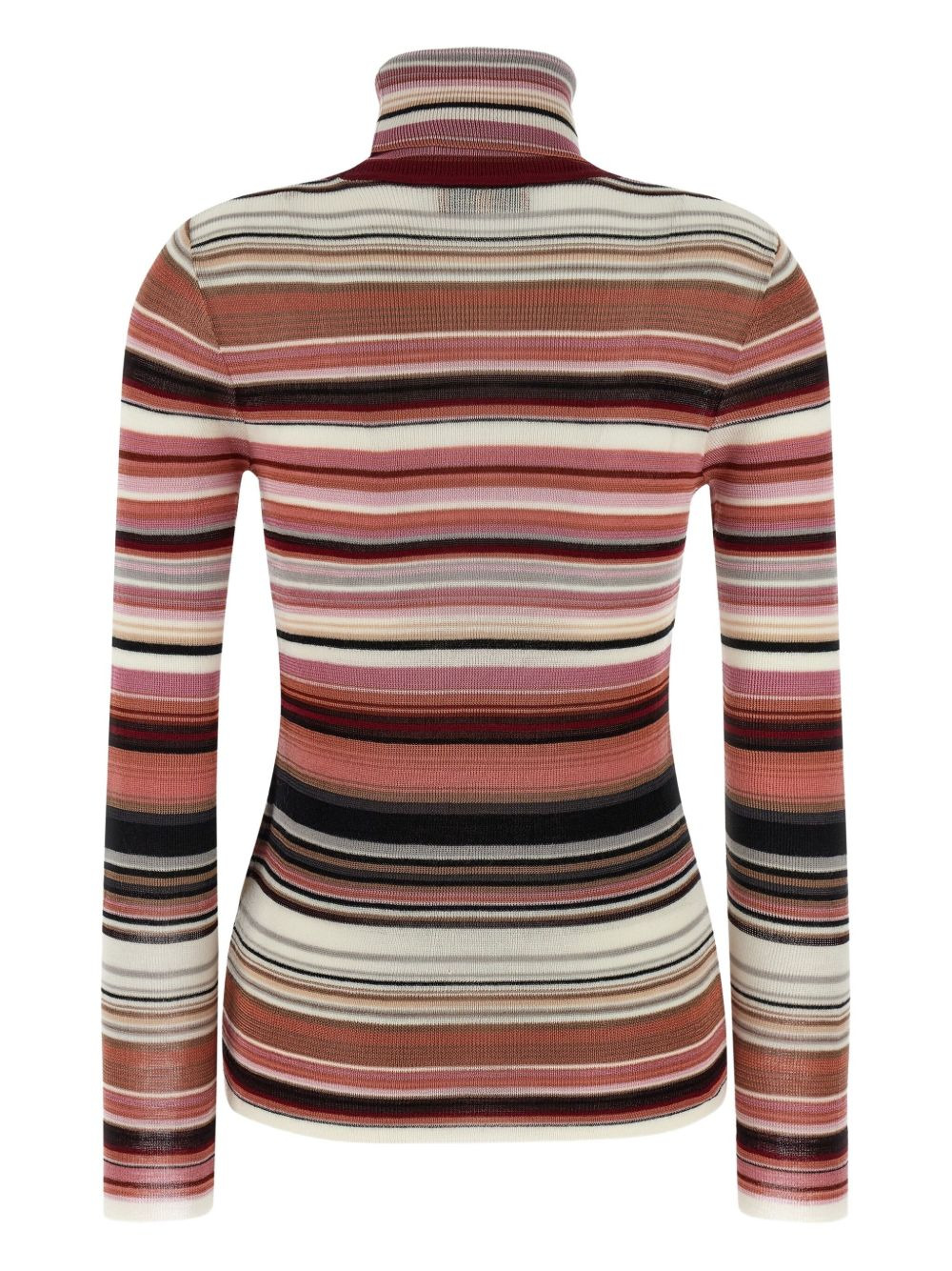 striped-turtleneck sweater - 2