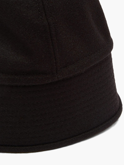 Lemaire Quilted-brim tweed bucket hat outlook