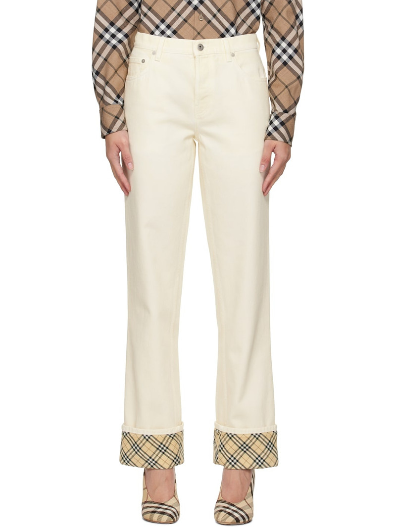Off-White Rolled Cuff Jeans 1