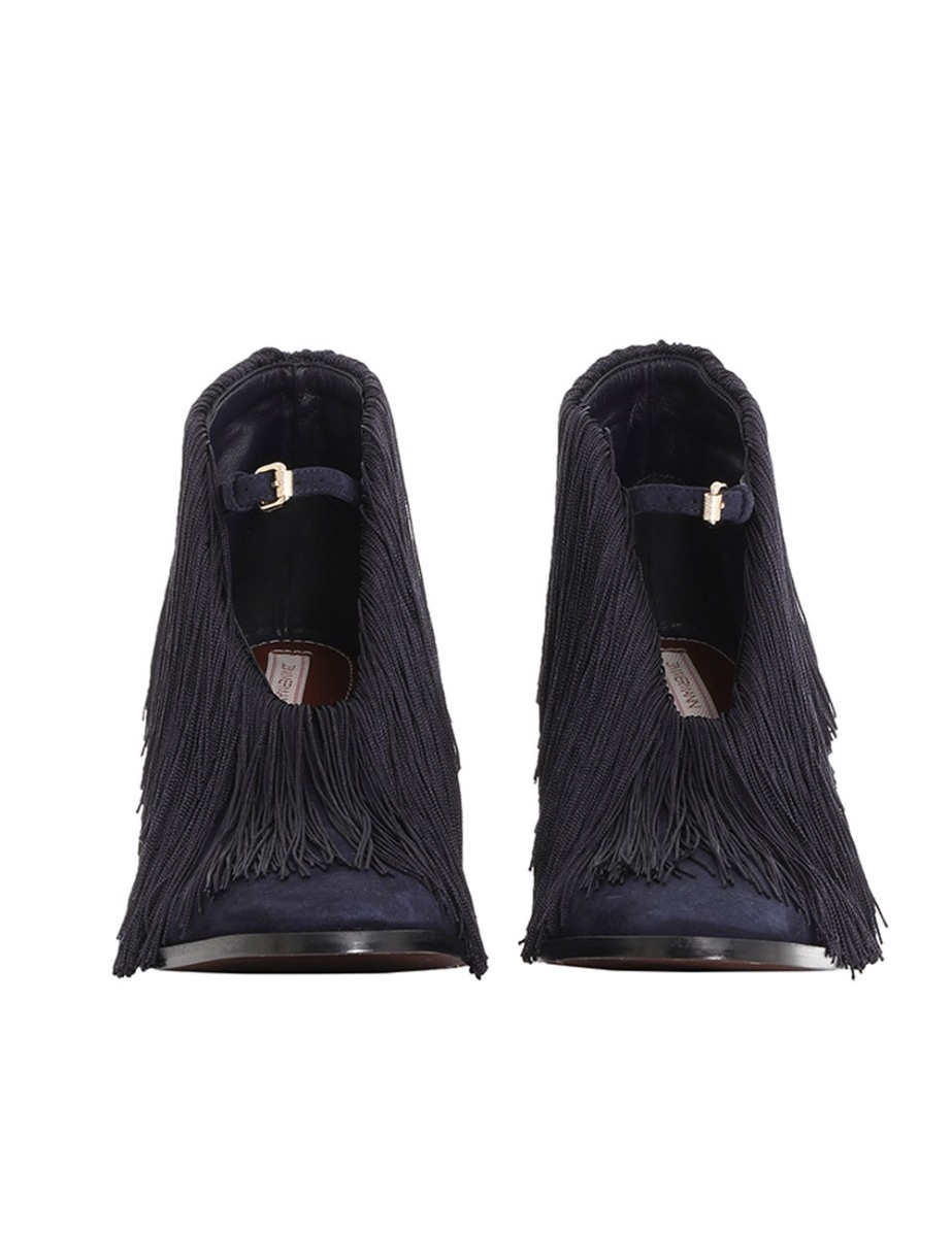 FRINGE ANKLE BOOT - 5