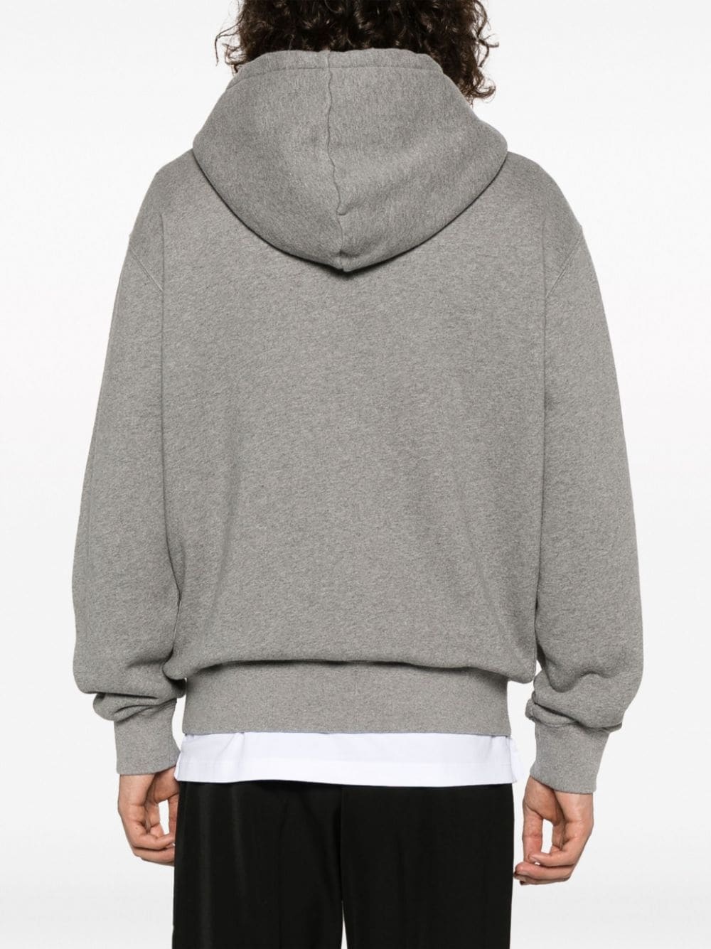 MAISON KITSUNE Men Bold Fox Head Patch Comfort Zipped Hoodie - 3