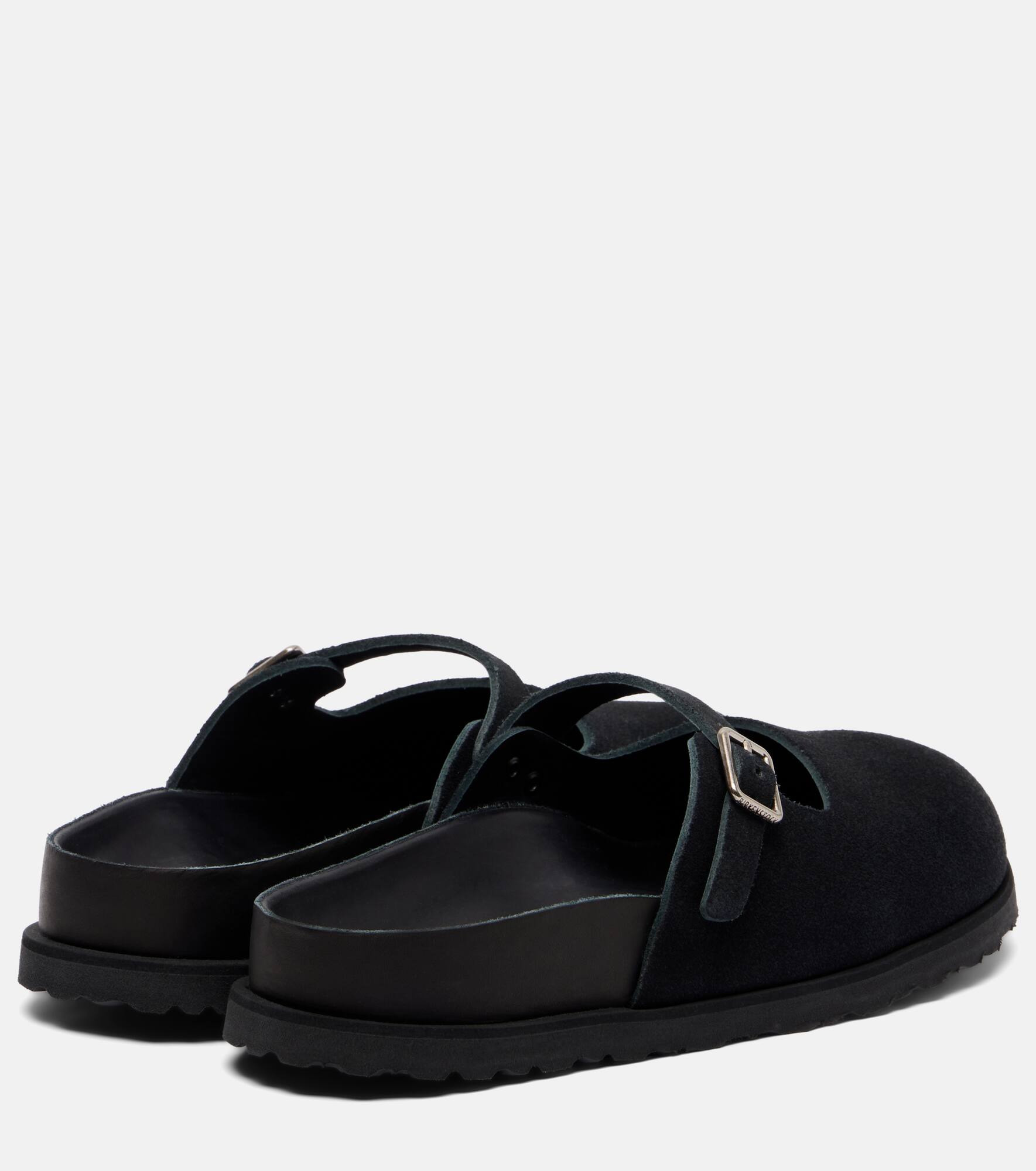 Maria suede clogs - 2