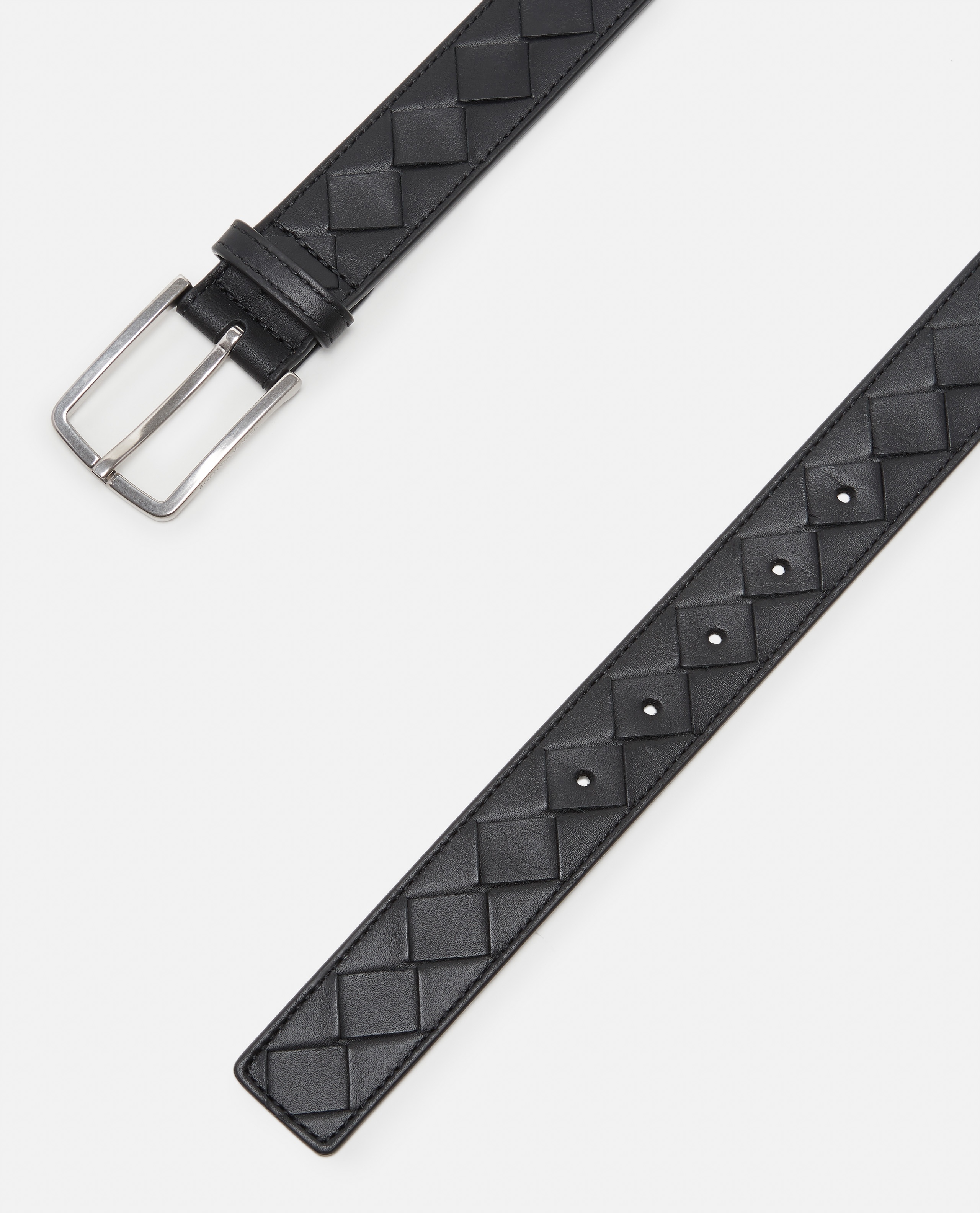 INTRECCIATO WOVEN  CALFSKIN BELT - 2