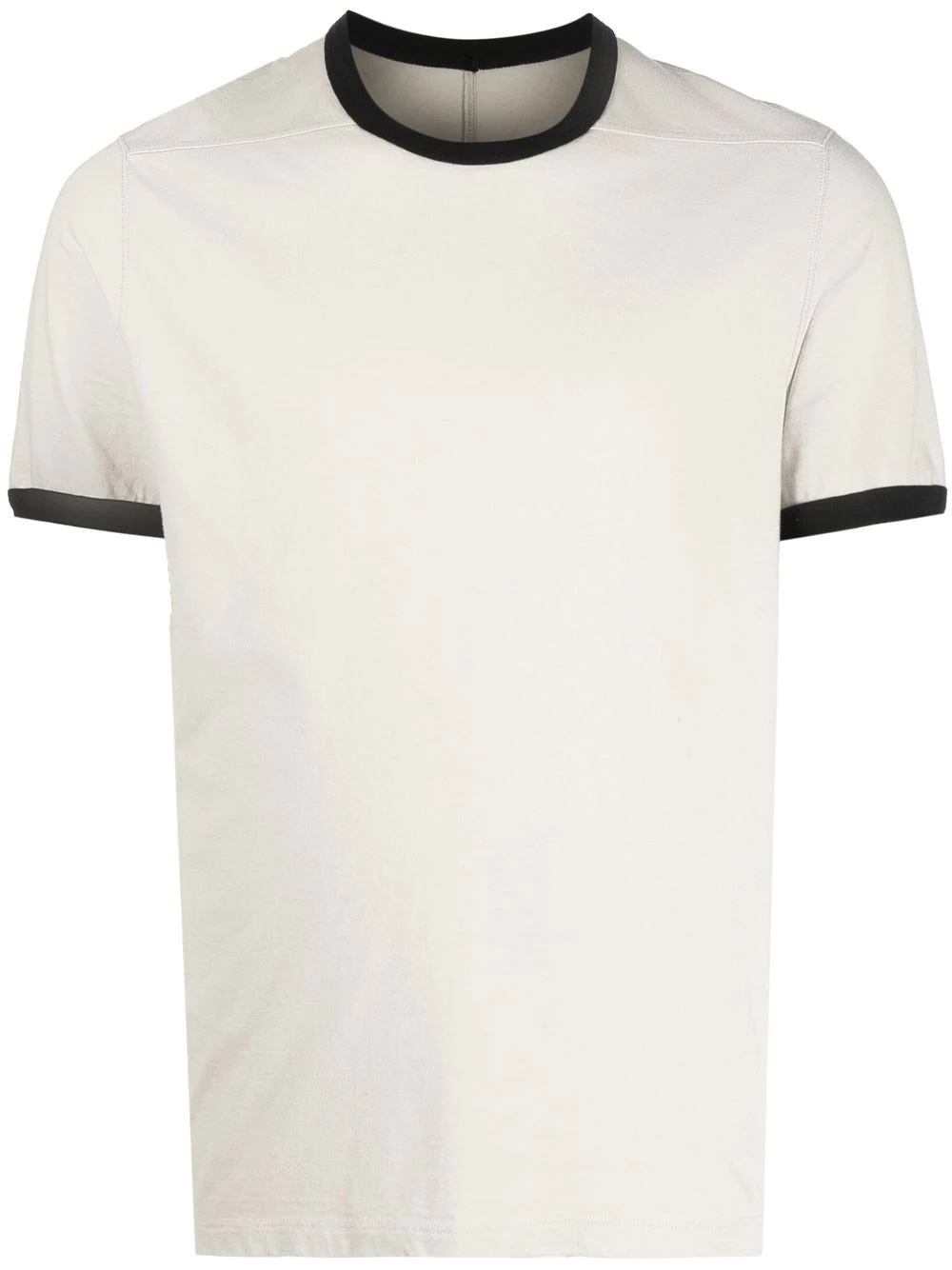 Banded contrast-trimmed T-shirt - 1