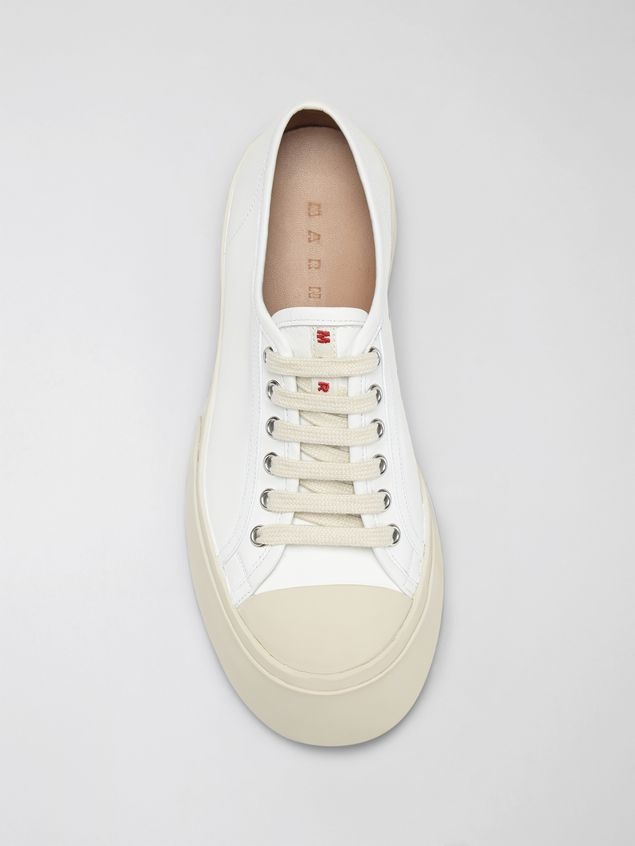 PABLO MARNI SNEAKER IN WHITE ULTRALIGHT NAPPA LEATHER - 4