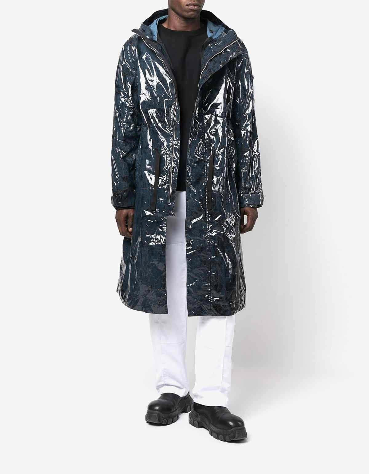 Stone Island Shadow Project Blue Long Kagoule Chapter 1 Parka - 4