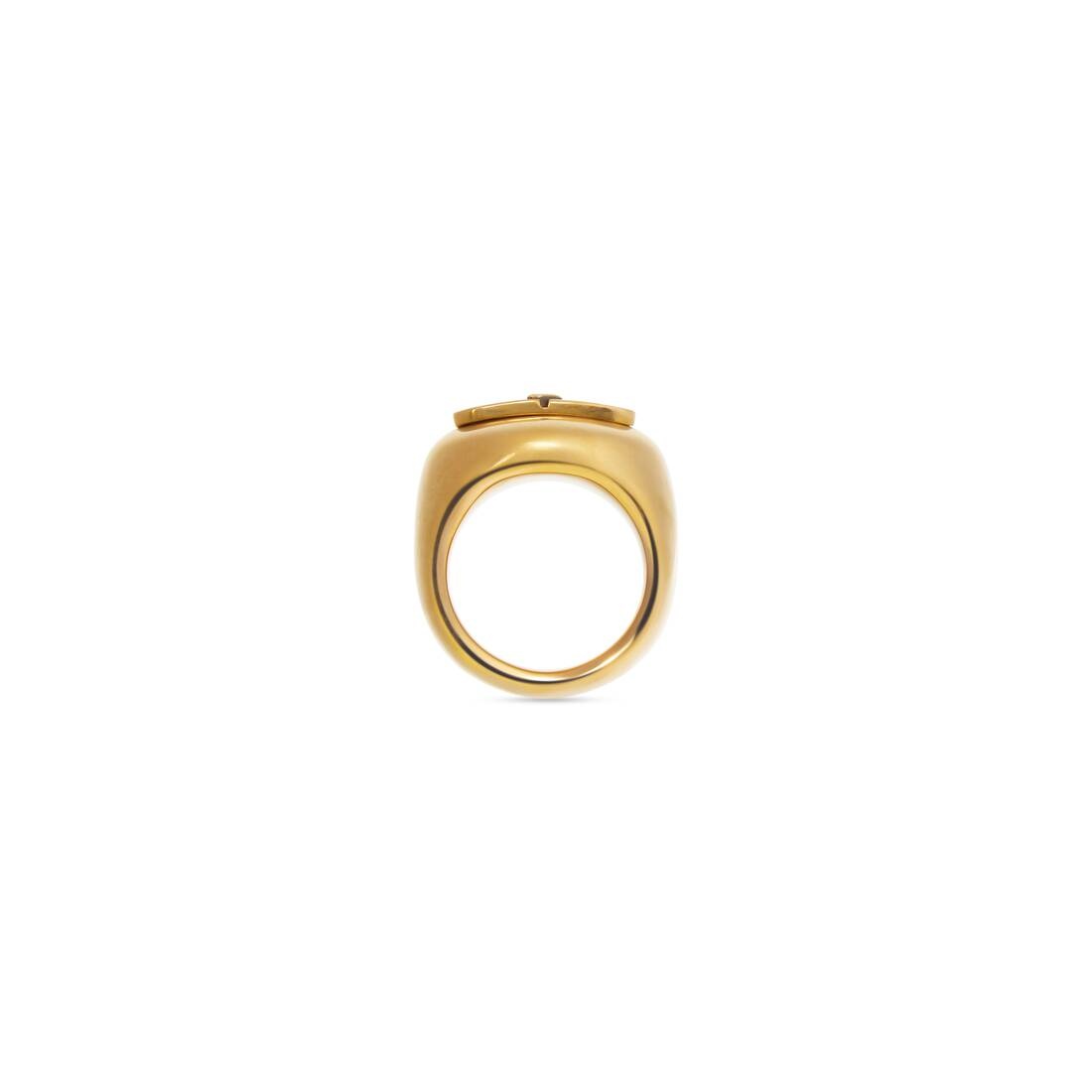 Women's Bb Icon Ring in Gold - 3