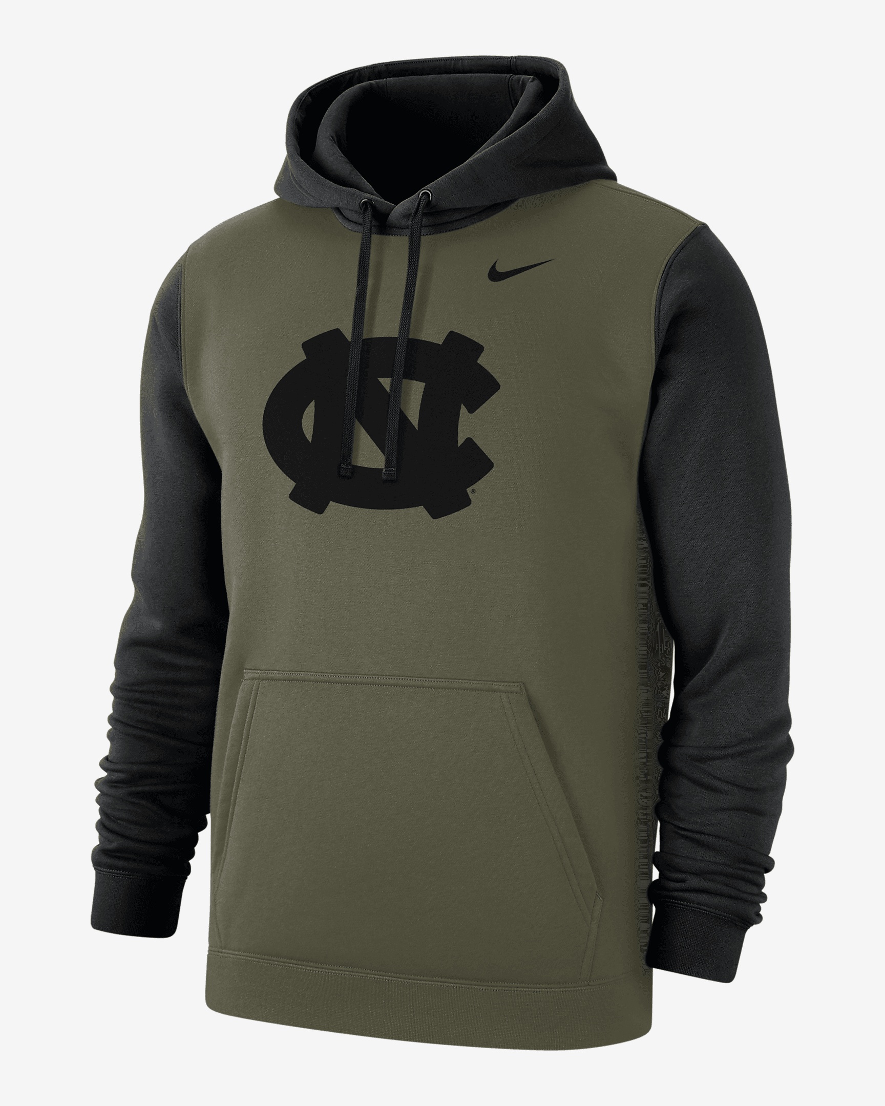 UNC Olive Pack Nike Men's College Hoodie - 1