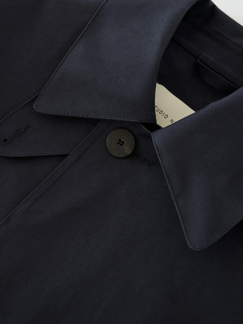 SN x Mackintosh Teviot Short Mac Coat 11