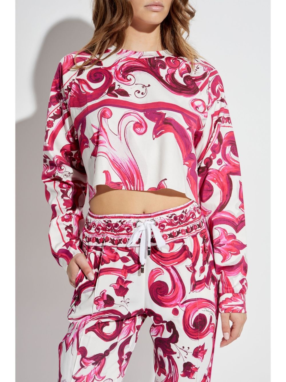 Majolica-print sweatshirt - 3