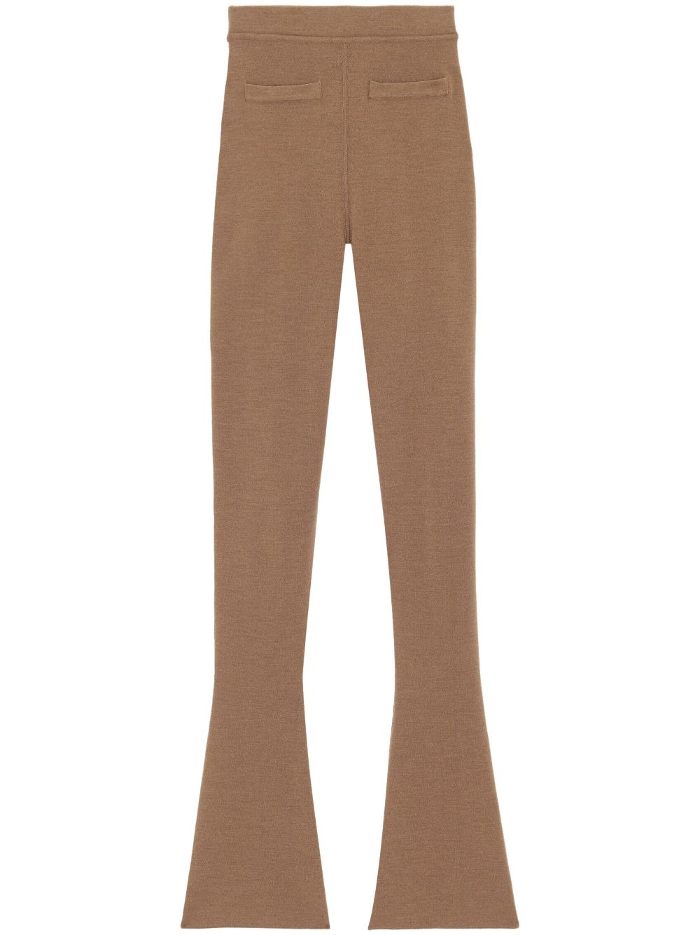 high-waisted wool leggings - 1