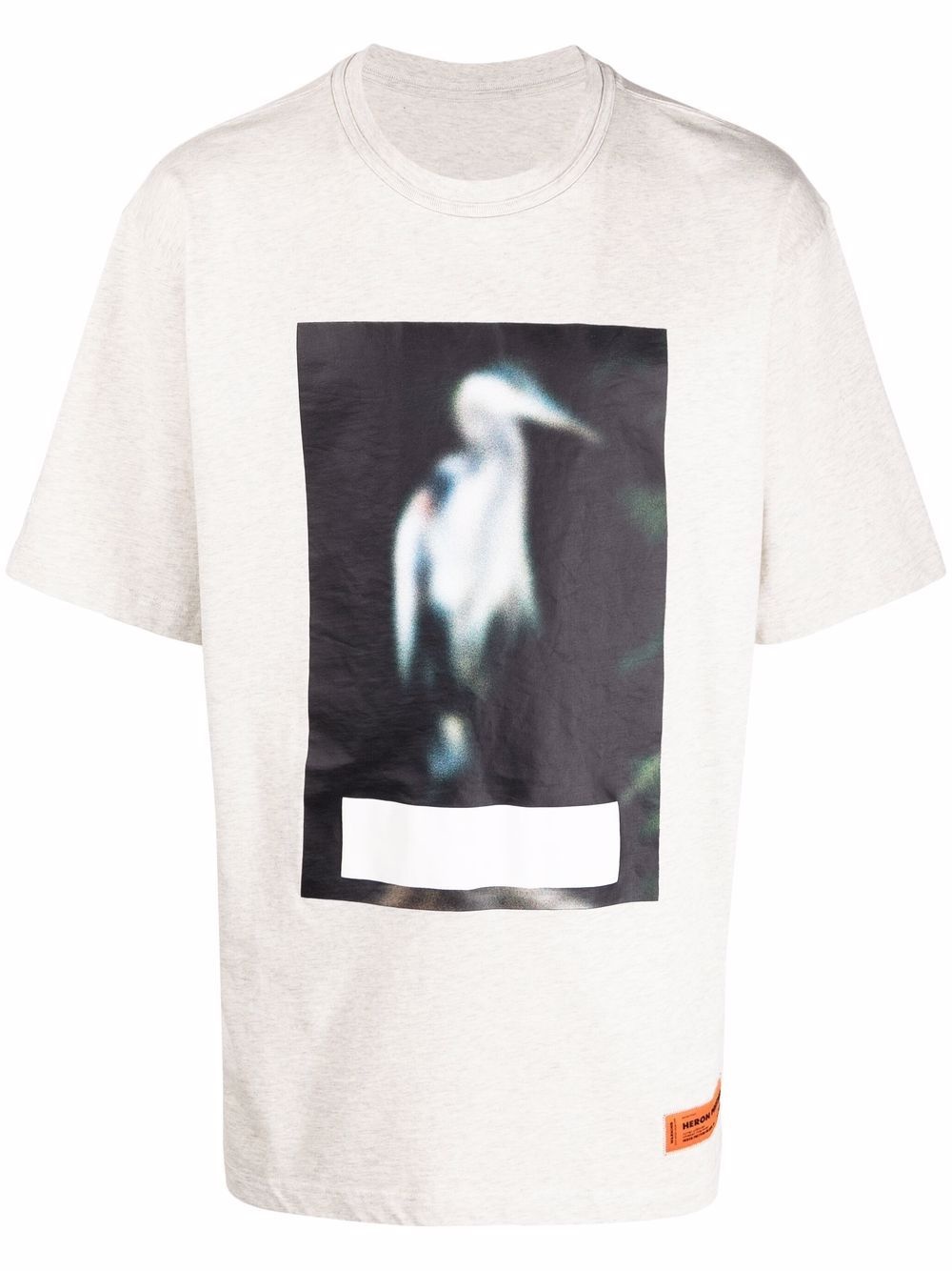 Censored Heron graphic-print T-shirt - 1