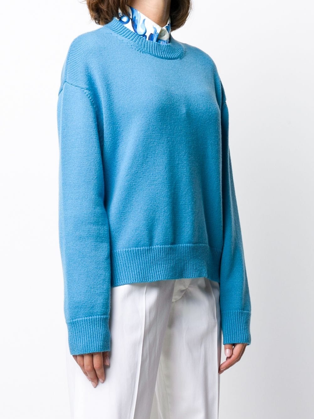 crew neck knitted jumper - 3