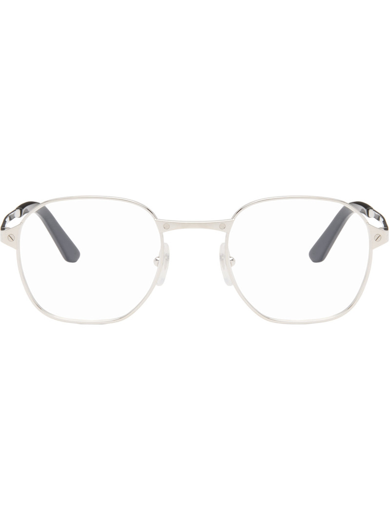 Silver 'Santos de Cartier' Glasses 1