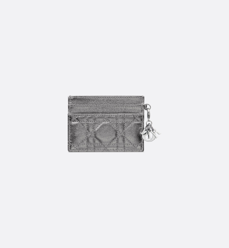 Dior Lady Dior Freesia Card Holder outlook