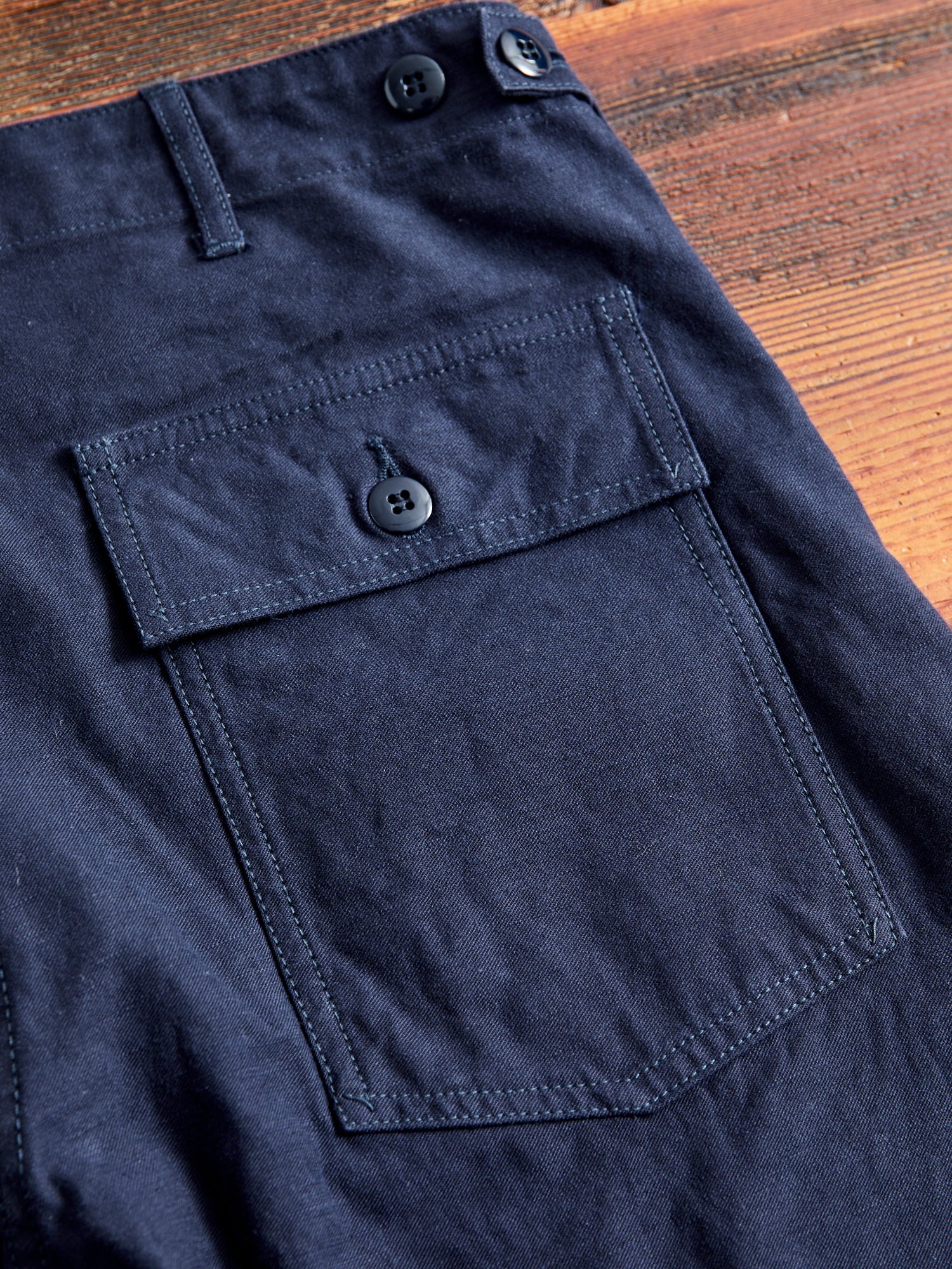 1811-IND Military Baker Pants in Indigo - 10