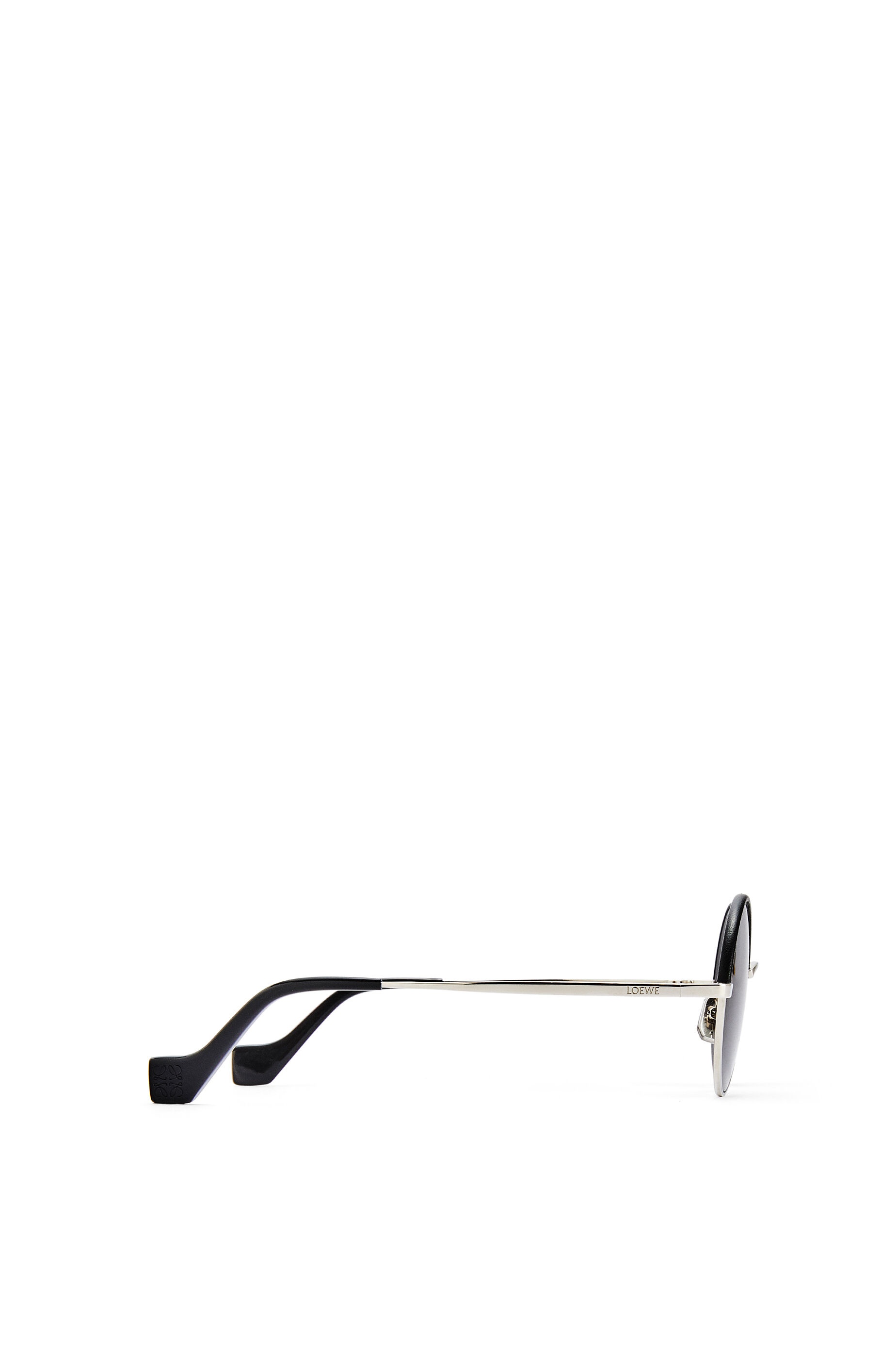 Small round sunglasses in metal - 3