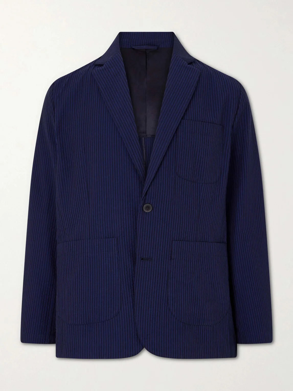 Atlantico Organic Cotton-Seersucker Suit Jacket - 1