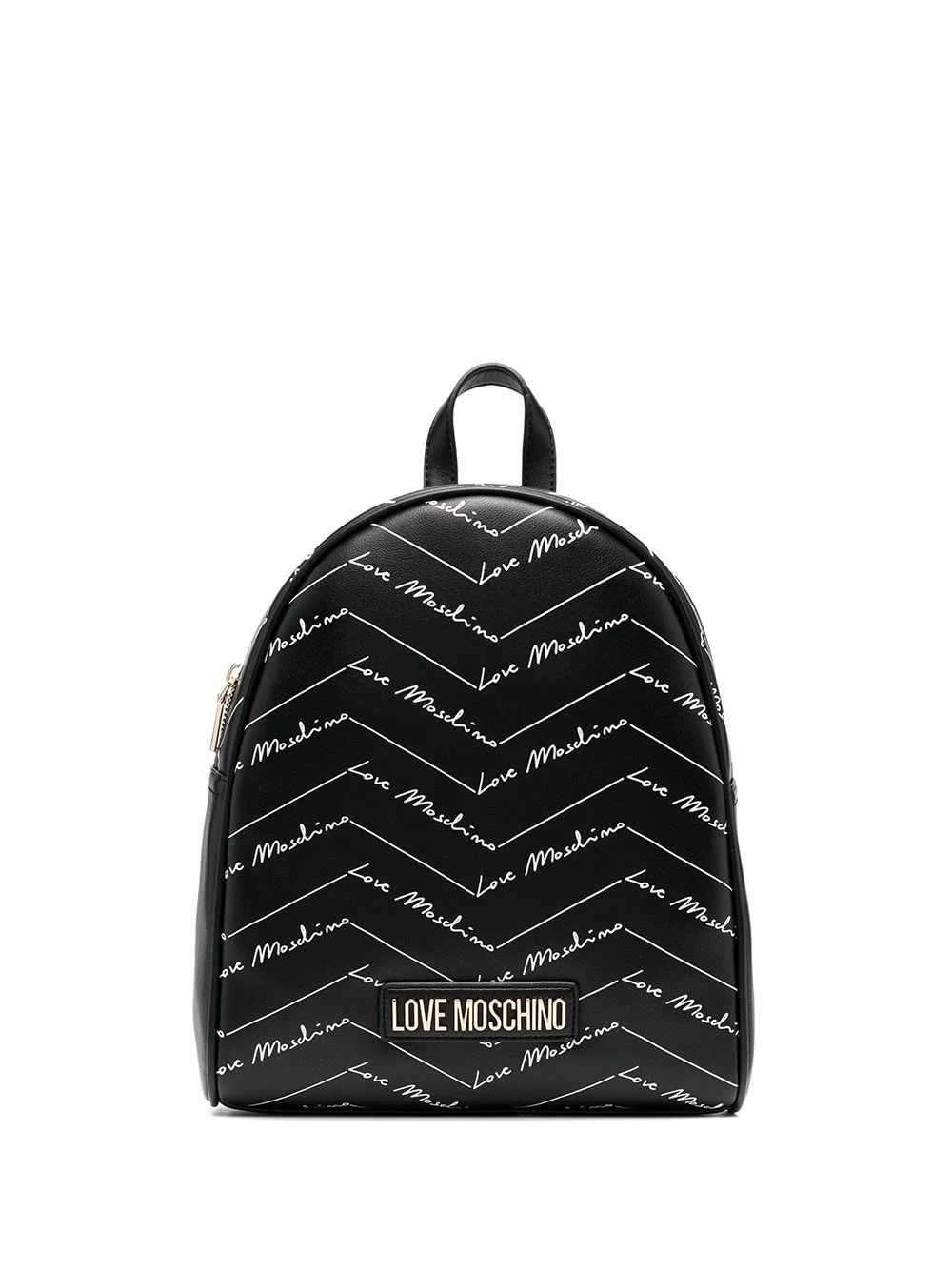 logo print backpack - 1