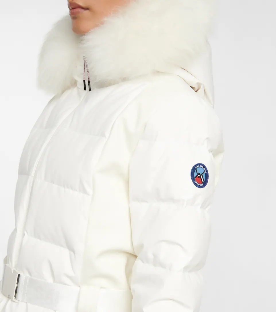 Belted ski jacket - 4