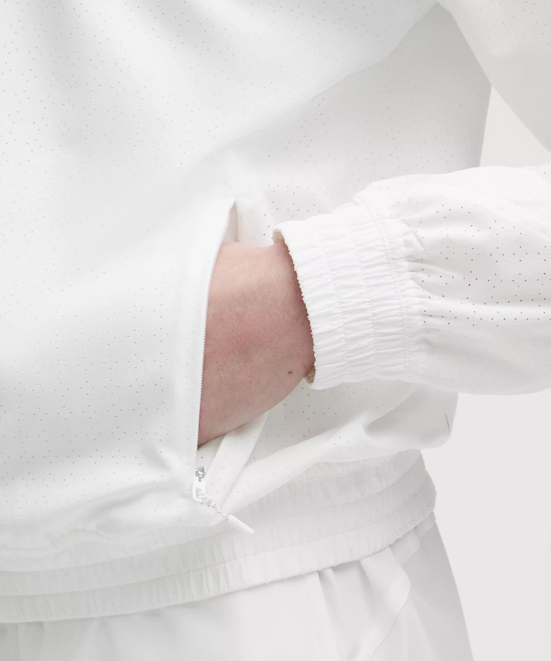 Adapted State Perforated Track Jacket - 5
