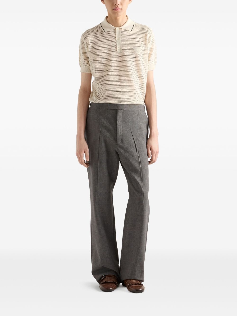 Silk and cotton polo shirt - 2