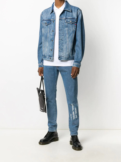 Diesel stonewashed denim jacket outlook