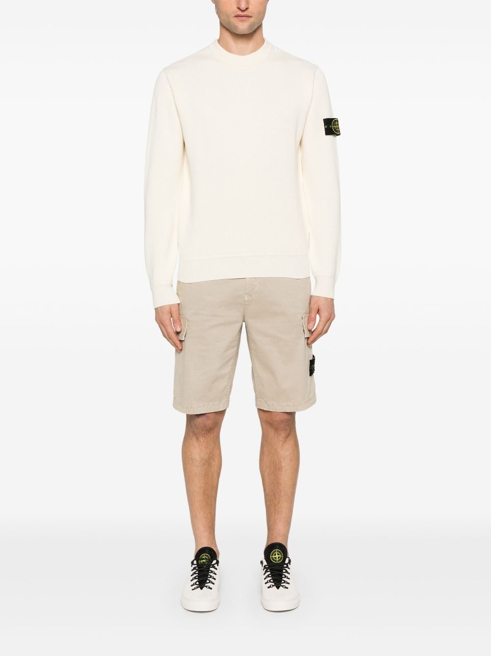 Compass-badge sweater - 2