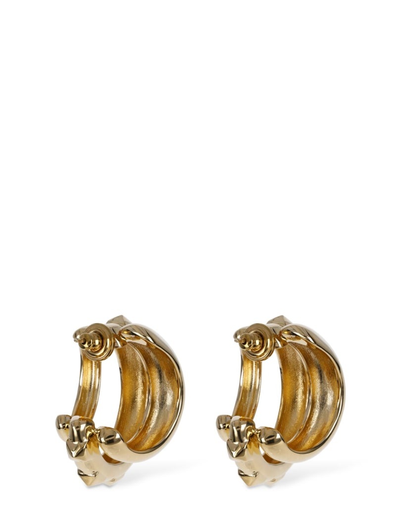 Rockstud hoop earrings - 4