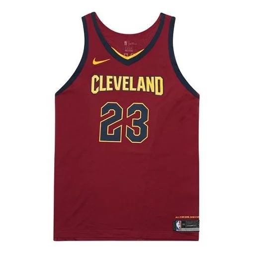 Nike Lebron James Cleveland Cavaliers Icon Edition Authentic AU Red 863018-677 - 1