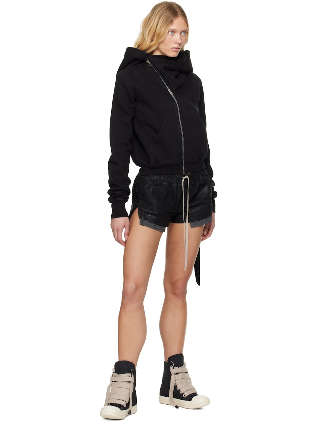 Black Hollywood Mountain Hoodie - 4