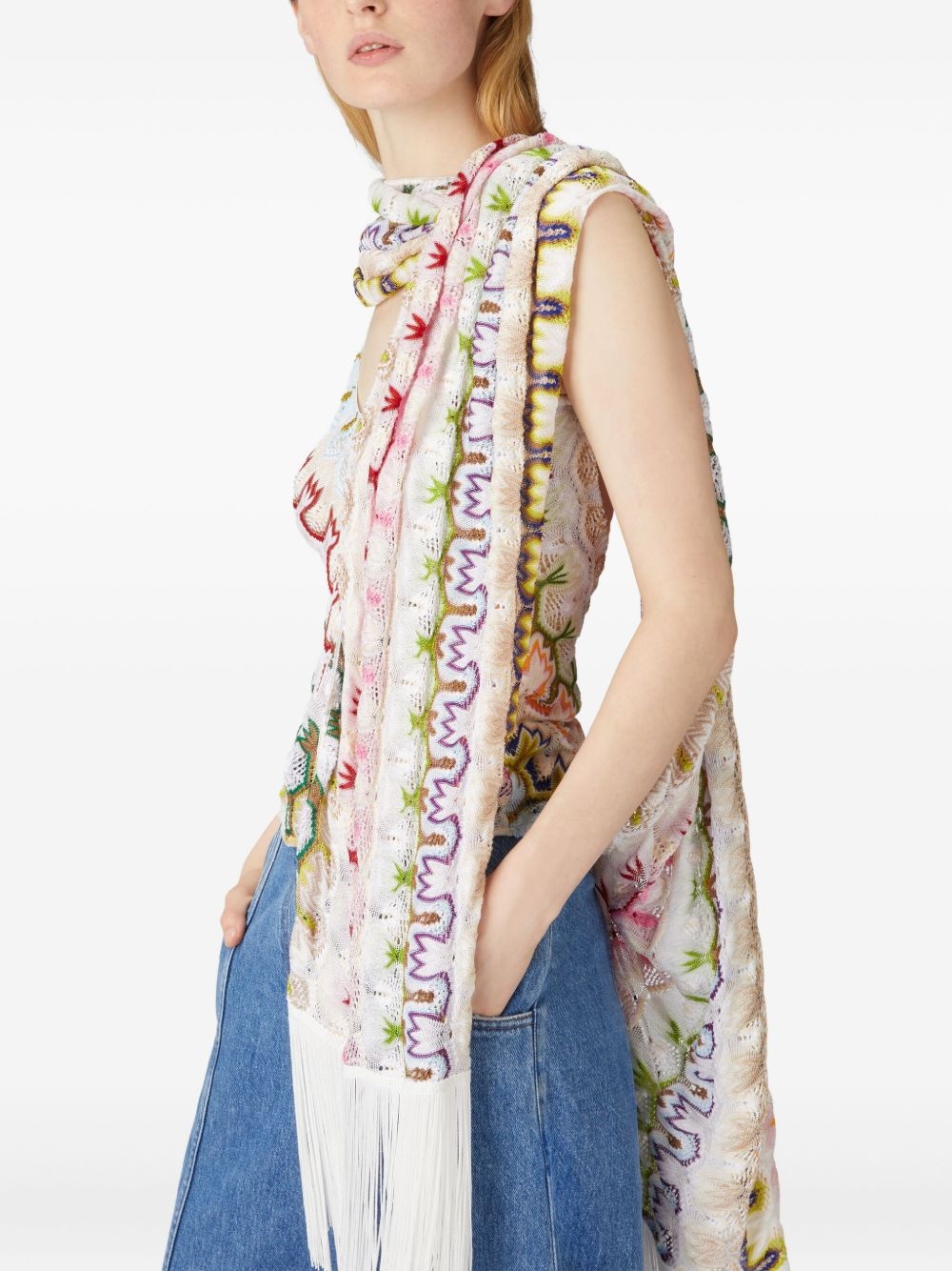 knitted scarf - 3